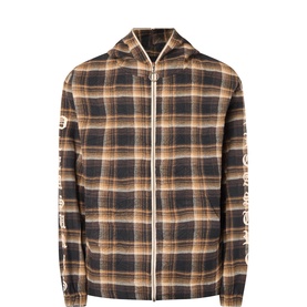 Grove Logo Check Zip Hoodie