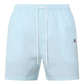TH Original Logo Striped Swim Shorts
