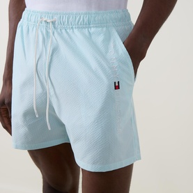 TH Original Logo Striped Swim Shorts