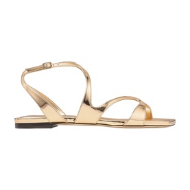 Ayla Metallic Flat Sandals