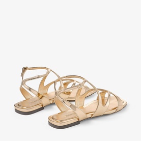Ayla Metallic Flat Sandals