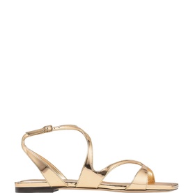 Ayla Metallic Flat Sandals