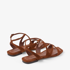 Ayla Suede Flat Sandals
