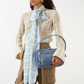 Camero Party Suede Shoulder Bag