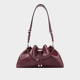 Cinch Medium Leather Shoulder Bag