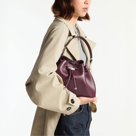 Cinch Medium Leather Shoulder Bag