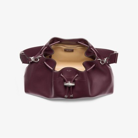Cinch Medium Leather Shoulder Bag