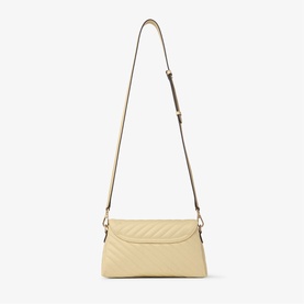 Curve Quilted Top Handle Bag