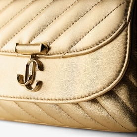 Curve Quilted Top Handle Bag