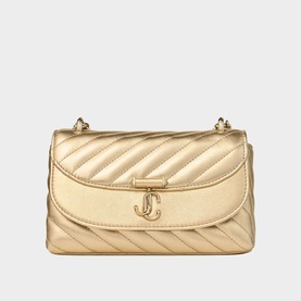 Curve Quilted Top Handle Bag