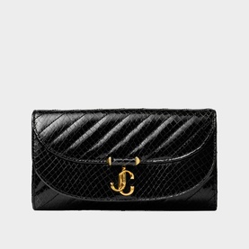Curve Quilted Chain Wallet