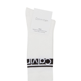 Two-Pack Logo Stripe Socks