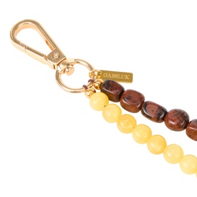 Jade Beaded Key Chain