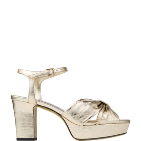 Heloise 80 Metallic Heeled Sandals
