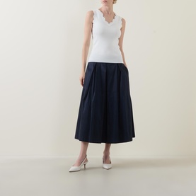 Scalloped Logo Tank Top