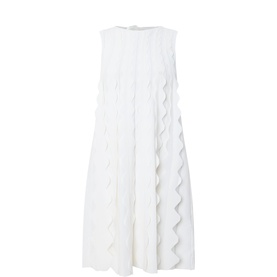 3D Scallop Knit Dress