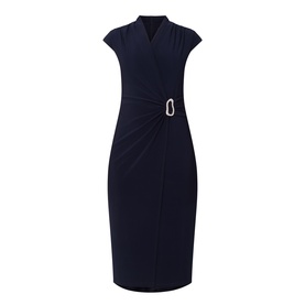 Embellished Wrap Dress