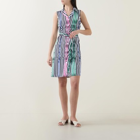 Striped Shirt Dress