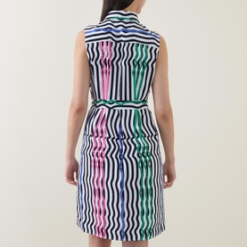 Striped Shirt Dress