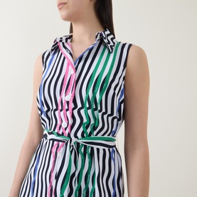 Striped Shirt Dress