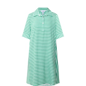 Striped Shirt Dress