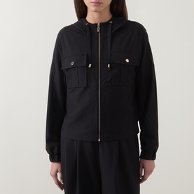 Flap Pocket Zip Windbreaker