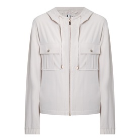 Flap Pocket Zip Windbreaker