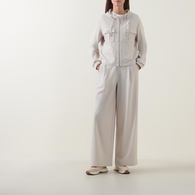 Flap Pocket Zip Windbreaker