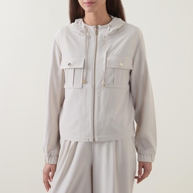 Flap Pocket Zip Windbreaker