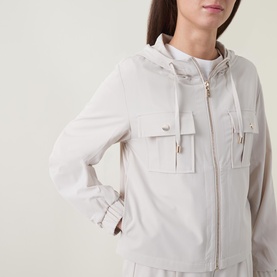 Flap Pocket Zip Windbreaker