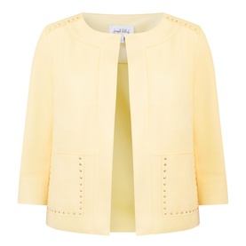 Stud Faux Suede Jacket