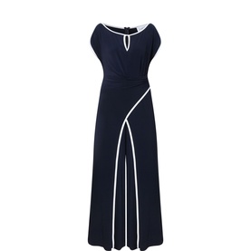 Contrast Wrap Jumpsuit