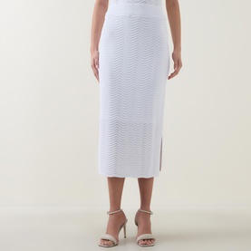 Textured Knitted Skirt