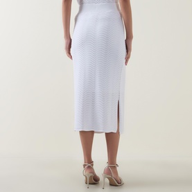 Textured Knitted Skirt