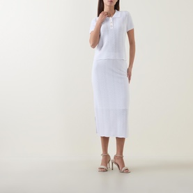 Textured Knitted Skirt