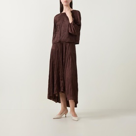 Textured Drawstring Blouse