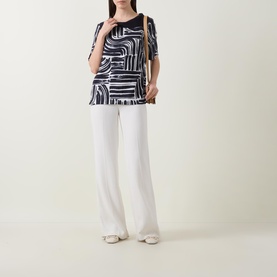 Abstract Rhinestone T-Shirt
