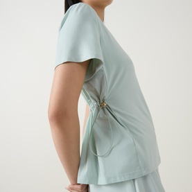 Drawstring Back Top