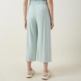 Drawstring Wide Leg Trousers