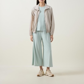 Drawstring Wide Leg Trousers