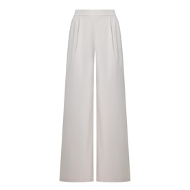 Pleated Wide-Leg Trousers