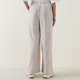 Pleated Wide-Leg Trousers