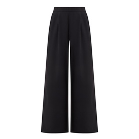 Pleated Wide-Leg Trousers