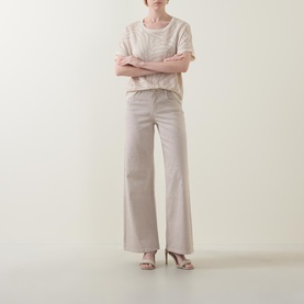 Rhinestone Wide Leg Jeans