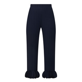 Pleated Ruffle Trousers