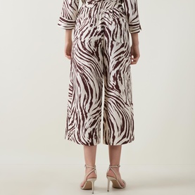 Animal Wide Leg Culottes