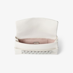Kya Crystal Leather Clutch