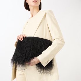 Evano Fringed Clutch