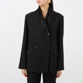 Jiha Double-Breasted Blazer