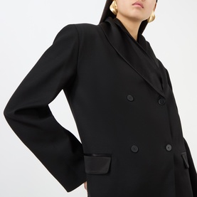 Jiha Double-Breasted Blazer